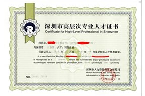 2020年深圳市高层次人才奖励申报指南