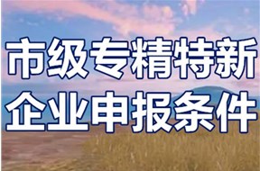 2022年深圳专精特新企业申报条件是什么？
